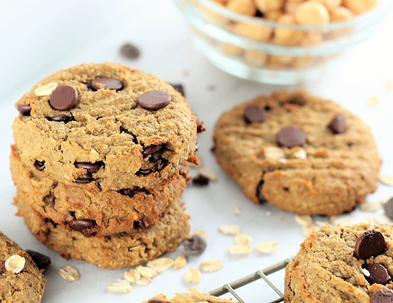 Oatmeal Chocolate Chip High Protein Cookies