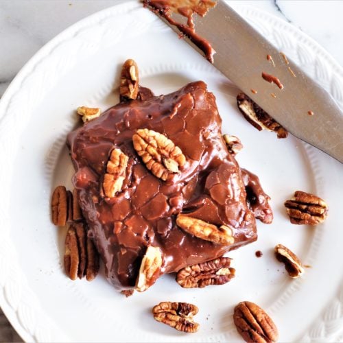 Gluten Free Texas Sheet Cake | Milk & Honey Nutrition gluten free Texas sheet cake