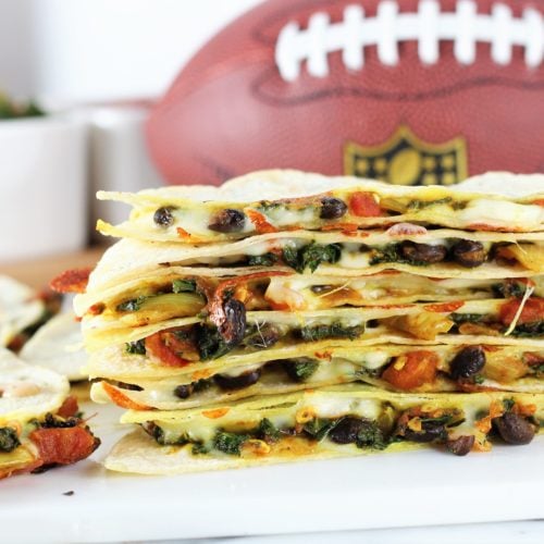 Superfood quesadillas | Milk & Honey Nutrition quesadillas with black beans and veggies
