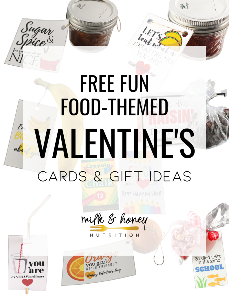 Free Printable Valentine's Day Cards (with funny food puns)