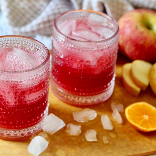 fruit punch sparkler no added sugar 3 | Milk & Honey Nutrition no added sugar fruit punch mocktails