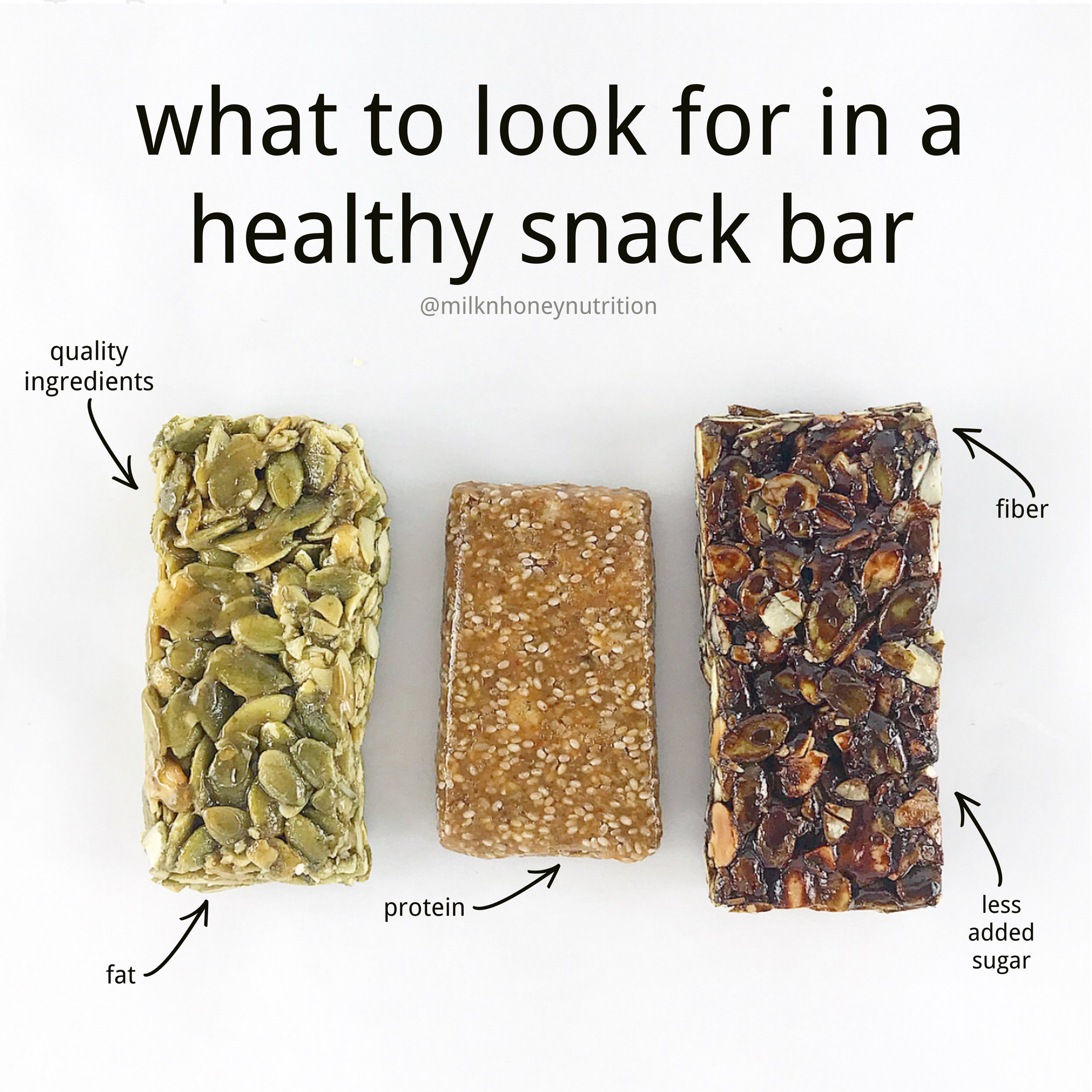 5 Tips To Choose The Healthiest Snack Bar Milk Honey Nutrition