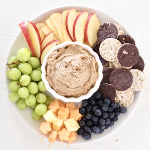 Low Sugar Peanut Butter Fruit Dip | Milk & Honey Nutrition