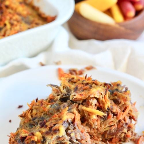 Healthy Carrot Souffle with Tri Color Carrots 7 | Milk & Honey Nutrition tri color carrot souffle