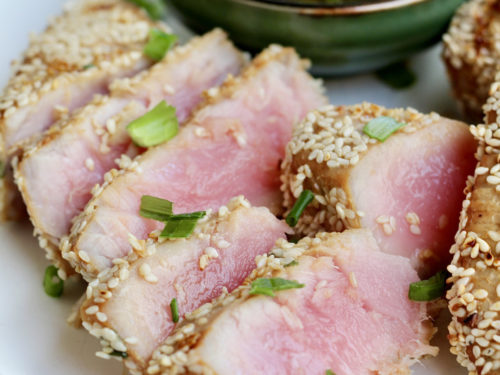 Grilled Sesame Ahi Tuna Steak