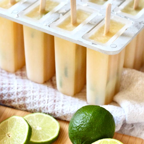Margarita popsicles 1 | Milk & Honey Nutrition margarita popsicles low sugar