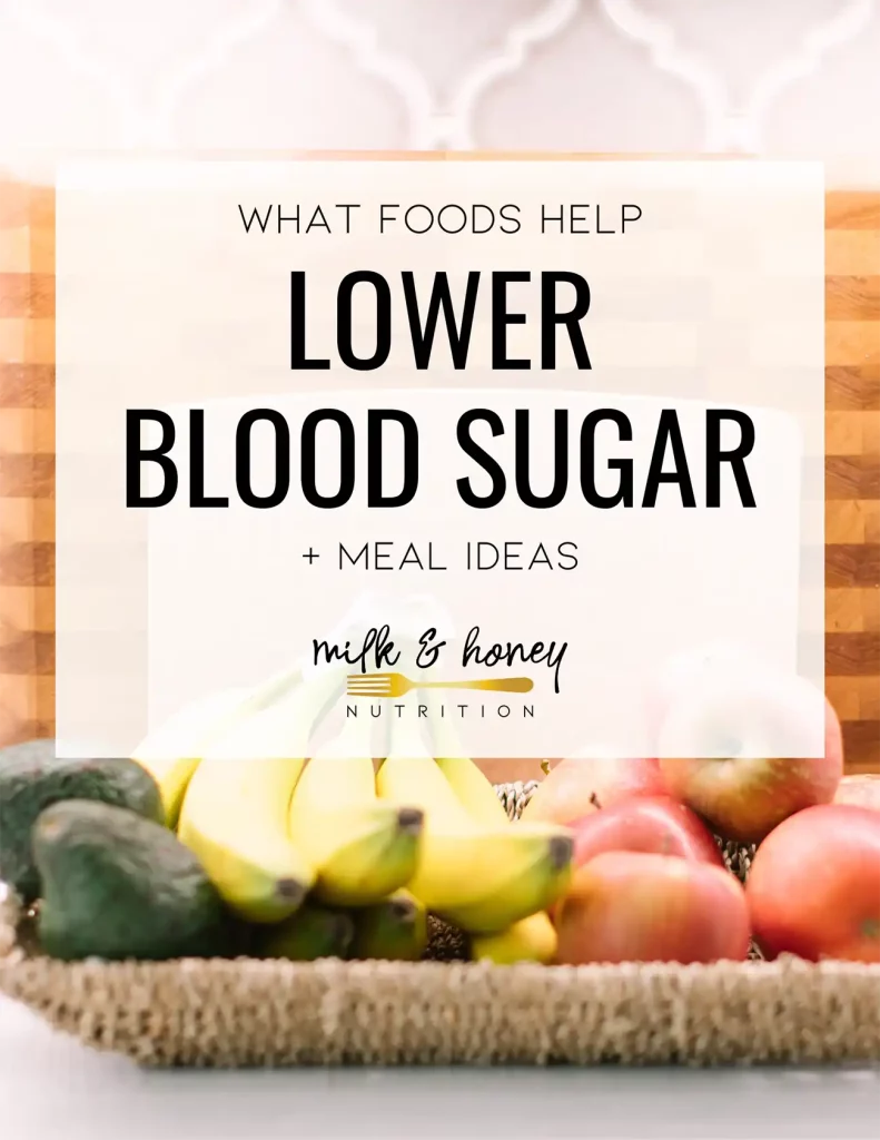 What Foods Lower Blood Sugar Immediately - Dietitian Advice