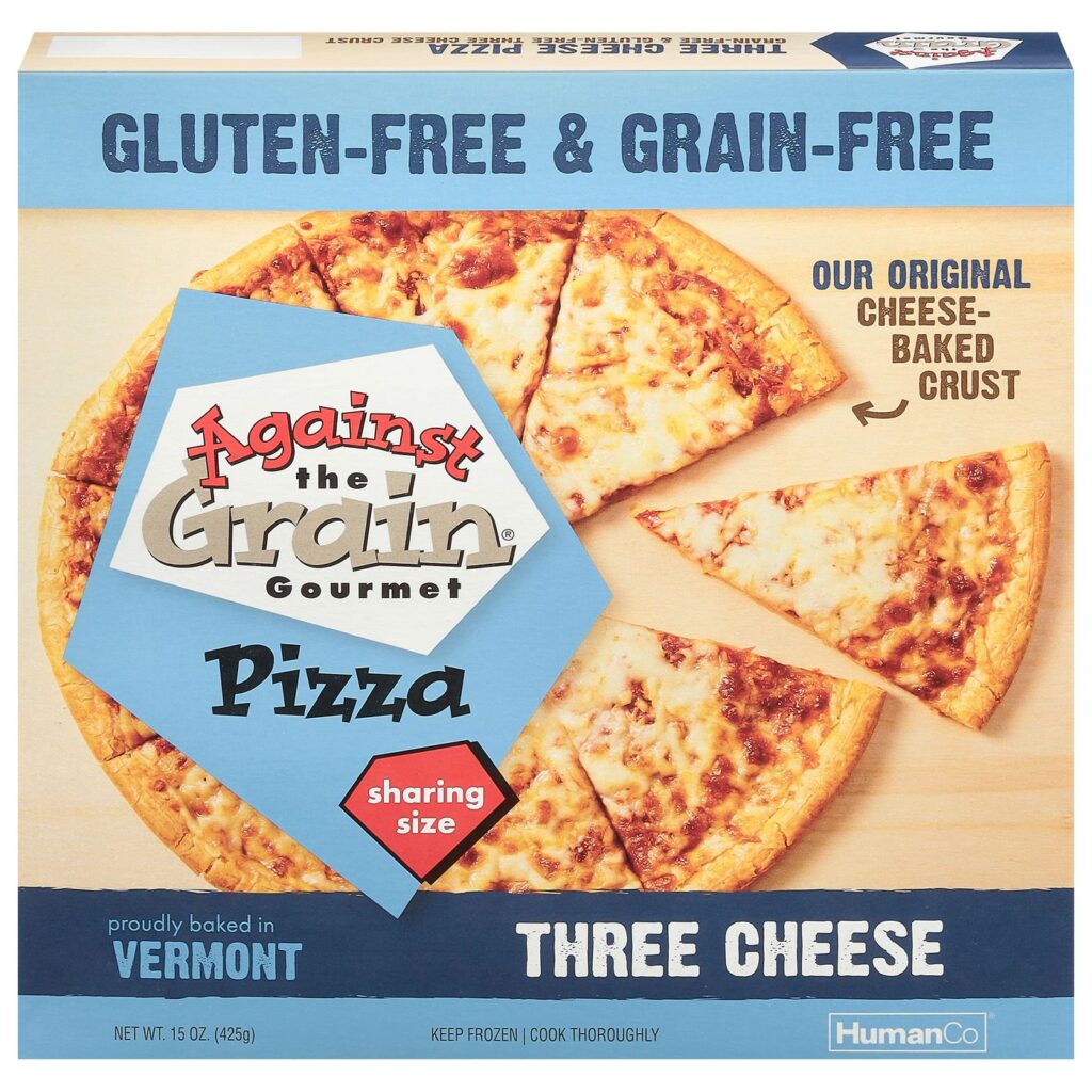 against the grain three cheese frozen pizza