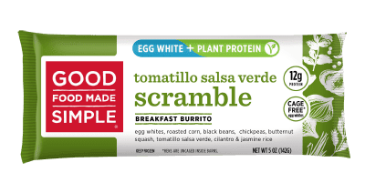 diabetes friendly frozen meals good food made simple tomatillo salsa verde scramble breakfast burrito