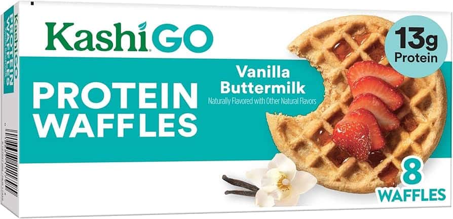diabetes friendly frozen meals kashi go protein waffles