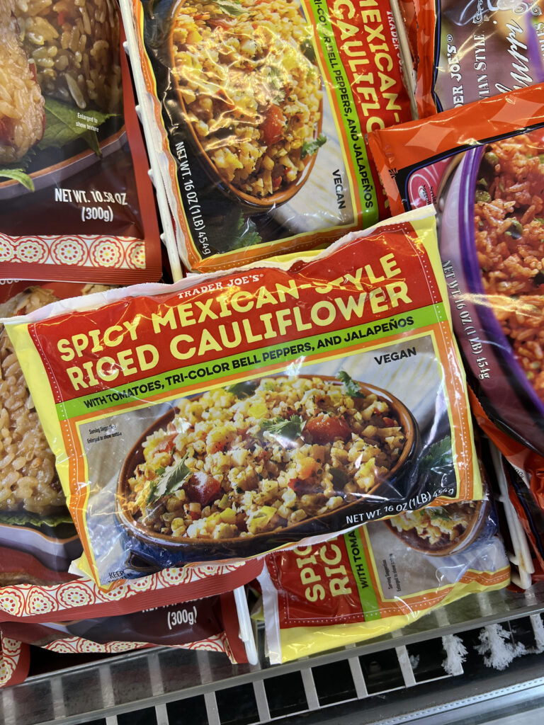 trader joes spicy mexican style riced cauliflower