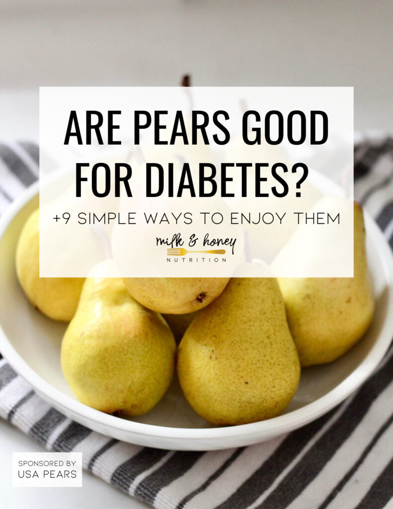 are pears good for diabetes