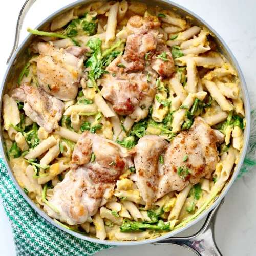 high protein butternut squash pasta 3 | Milk & Honey Nutrition macros and diabetes butternut squash pasta