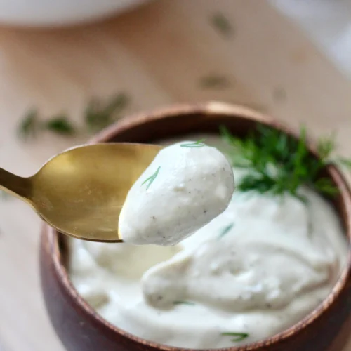 high protein dijon dressing 5 | Milk & Honey Nutrition high protein dijon dressing with cottage cheese