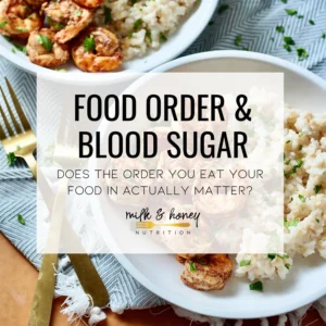 food order and blood sugar cover image
